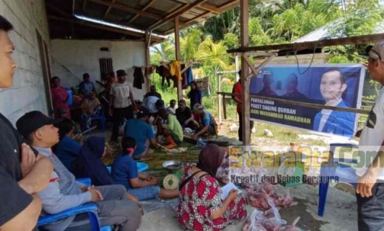 Pan Bantu Rakyat Muhammad Ramadhan Caleg Poso Berkurban Di Idul