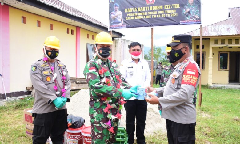 Photo of Korem 132 Tadulako Bantu Rehab Asrama Polsek Lore Tengah