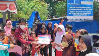 Photo of Semarak HUT ke 20 Tahun, BNN Poso Gelar Lomba Mewarnai Yang Diikuti Puluhan Siswa SD