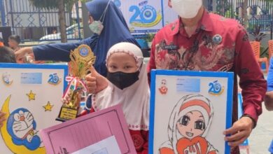 Photo of Nur Afifa Siswi SDN 17 Poso Juara 1 Lomba Mewarnai Styrofoam Peringati HUT BNN RI ke 20