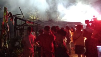 Photo of Ditinggal Pergi Sholat, Satu Unit Rumah Warga Sayo Terbakar