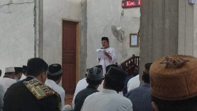 Photo of Sholat Ied Berlangsung Khidmat, Masjid Darussalam Sayo Potong 5 Hewan Kurban