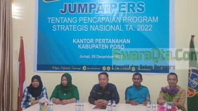 Photo of Kantor Pertanahan Poso Tahun 2022 Berhasil Capai Target PTSL