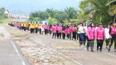 Photo of HUT ke 3, Polres Morowali Gelar Jalan Santai Berhadiah