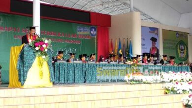 Photo of Wisuda 481 Sarjana, Rektor Harap Lulusan Unsimar Berikan Contoh Ahlak yang Baik