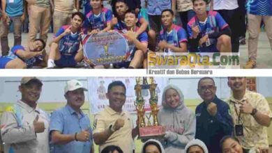 Photo of Tim Essapratama Parimo dan Valentino Palu Juara 1 Turnamen Bola Voli Dandim 1307