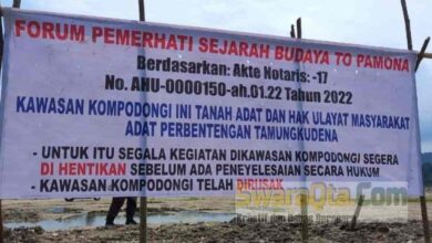 Photo of Karena Bermasalah, Warga Minta Pembangunan Taman Konservasi Kompodongi Milik PT. Poso Energy Dihentikan