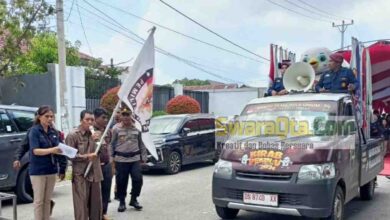 Photo of Menuju Pemungutan Suara, Bendera Kirab Pemilu 2024 Keliling Kota Poso