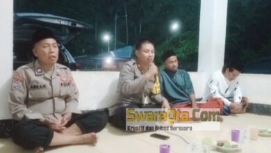 Photo of Jaga Kamtibmas, Kapolsek Lage Himbau Santri Walisongo Tidak Bermain Perang Sarung