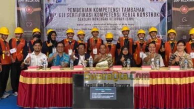 Photo of Kabid Cipta Karya PUPR Poso Membuka Pelaksanaan Uji Sertifikasi Kompetensi Kerja Jenjang SMK