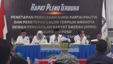 Photo of KPU Tetapkan Perolehan Kursi dan Anggota DPRD Poso Terpilih Periode 2024-2029