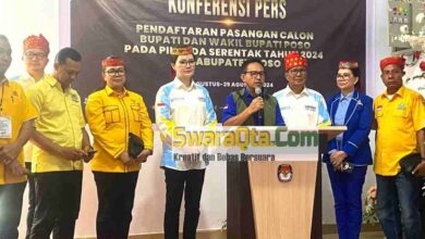 Photo of Tanpa Perindo, Berkas Pendaftaran Verna-Suharto Diterima KPU Poso