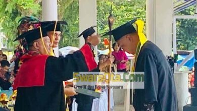 Photo of Gelar Dies Natalis ke-38, Unsimar Wisuda 453 Mahasiswa