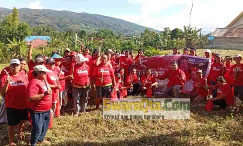 Photo of Anleg Poso Vivin Baso Ali Rayakan HUT PDI Perjuangan Ke-52 Bersama Kaum Perempuan Pamona 