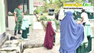Photo of Kunjungi Koramil 09 Poso Pesisir, Anak- Anak Ra Al-Marhamah Diberikan Pemahaman Pancasila