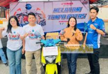 Photo of Anniversary 20 CV.Makmur Mandiri Motor, Serlin Sulele Warga Sawidago Dapat Hadiah Motor
