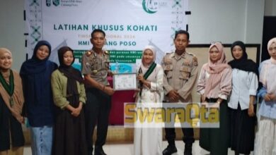 Photo of LKK Korps HMI Wati, Kasat Binmas Poso Sampaikan Materi Perempuan dan Perdamaian